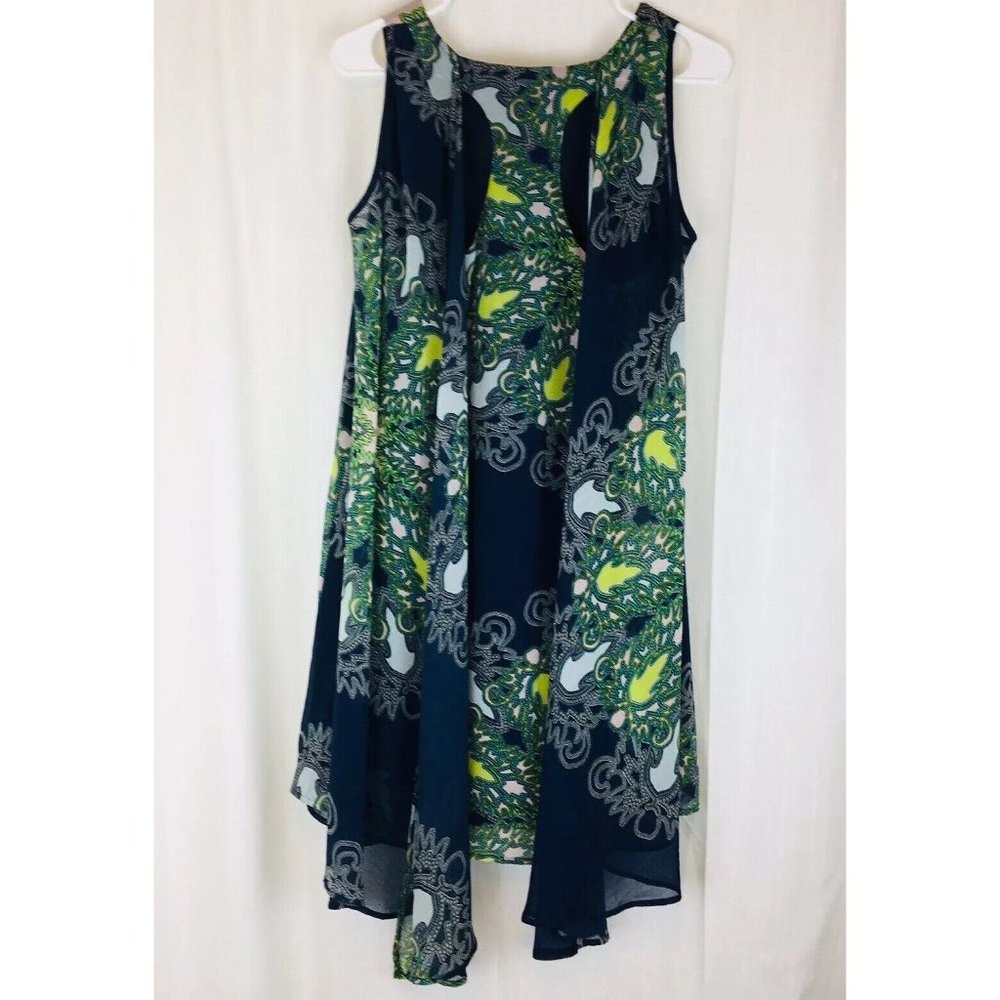 Tt Collection Women's Small Sleeveless Scoop Neck Knee Shift Dress EXCELLEN